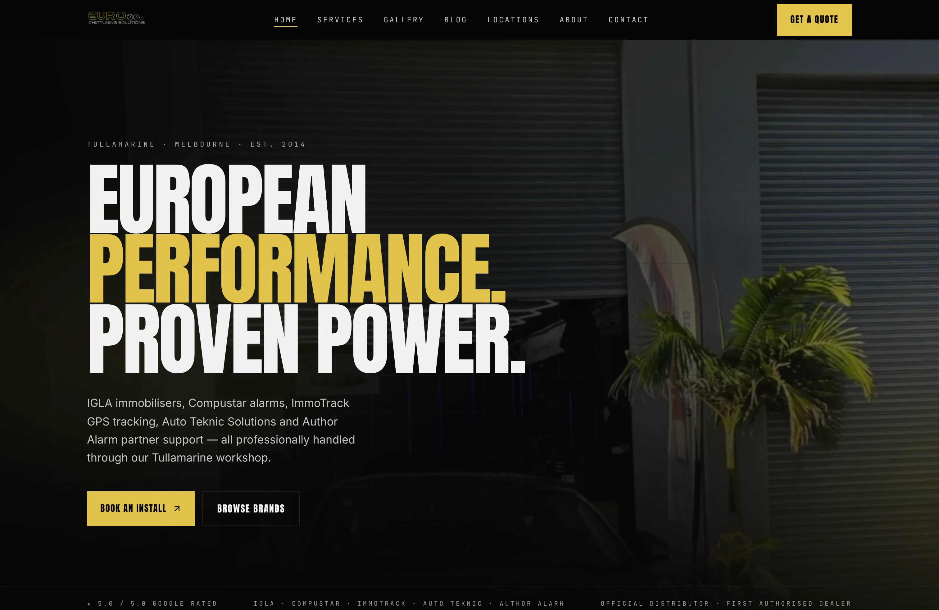 Euro Chiptuning Solutions Website